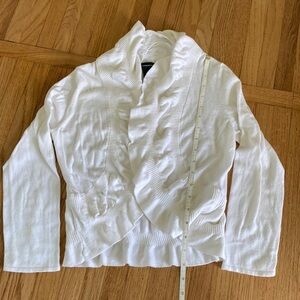 Women’s Great Cropped Open Front Ruffled Cardigan